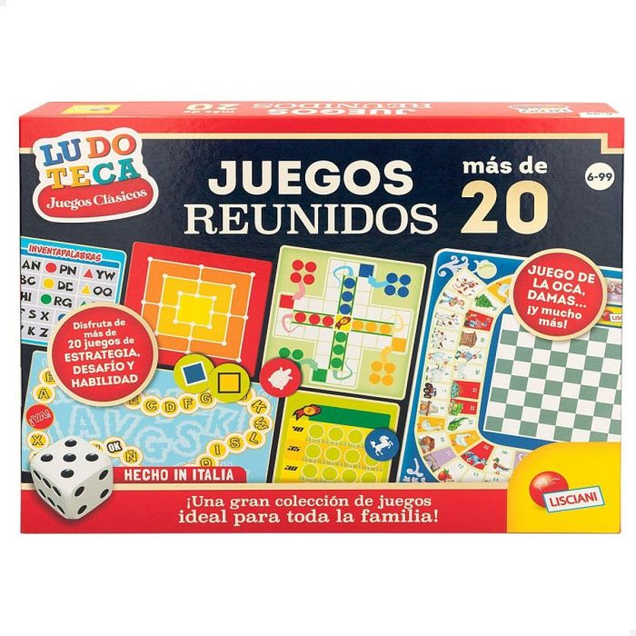 Juego de Mesa Lisciani Juegos reunidos ES 40 x 0,1 x 33 cm (12 Unidades) 6 Juego de Mesa Lisciani Juegos reunidos ES 40 x 0,1 x 33 cm (12 Unidades) 6