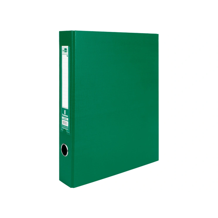 Liderpapel Módulo archivador 3 archivadores folio 2 anillas mixtas 40mm verde 3