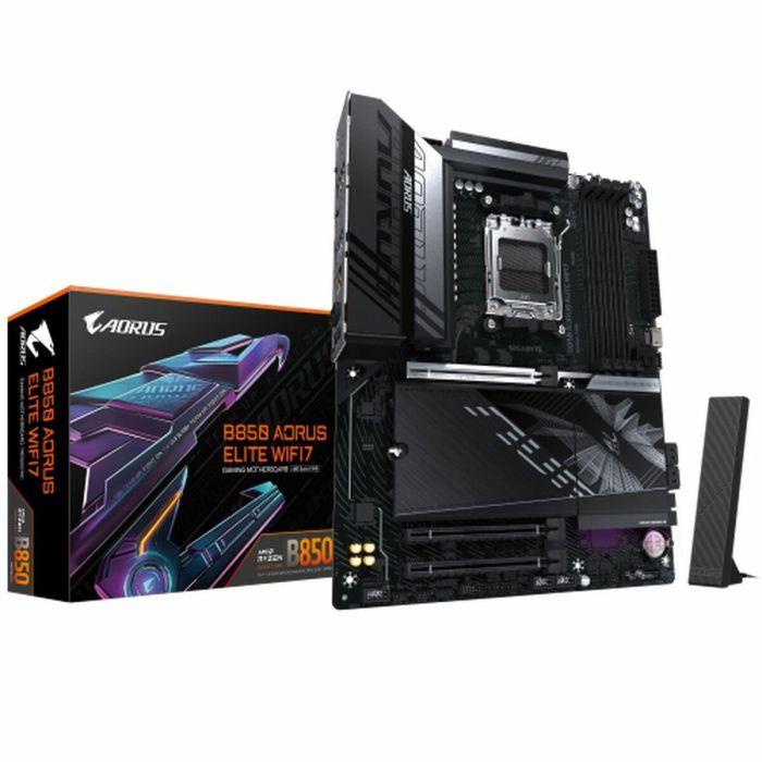 Gigabyte Placa Base AM5 B850 AORUS ELITE WIFI7 para AMD Ryzen Serie 9000, DDR5, WiFi 7, ATX 0 Gigabyte Placa Base AM5 B850 AORUS ELITE WIFI7 para AMD Ryzen Serie 9000, DDR5, WiFi 7, ATX 0