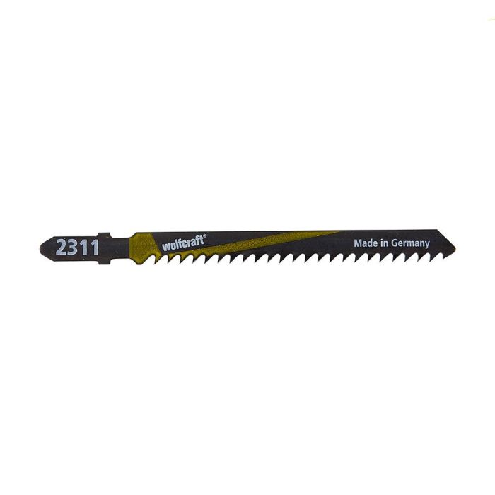 Wolfcraft Hojas de Sierra de Calar T/HCS para Madera Dura, Planchas de Virutas, Tableros de Madera, Plástico – Corte Rápido y Basto, Pack 2
