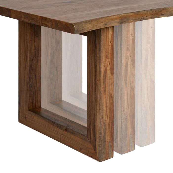 Mesa Comedor Marrón Madera de Acacia 240 X 100 X 76 cm