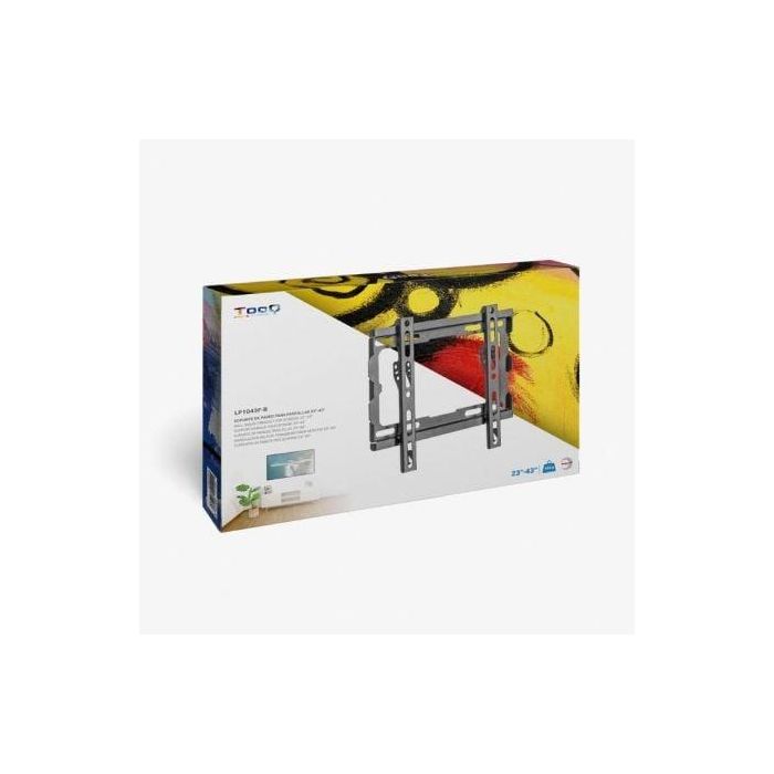 TooQ LP1043F-B Soporte de Pared Fijo para TV de 23-43 pulgadas, hasta 45 kg, Negro, 20 mm de distancia a pared, compatible VESA 4 TooQ LP1043F-B Soporte de Pared Fijo para TV de 23-43 pulgadas, hasta 45 kg, Negro, 20 mm de distancia a pared, compatible VESA 4