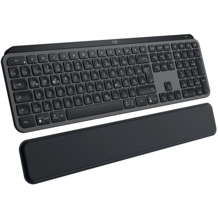 Logitech MX Keys S Teclado Inalámbrico Iluminado Avanzado de alto rendimiento, full-size con teclado numérico, multidispositivo, USB-C 3 Logitech MX Keys S Teclado Inalámbrico Iluminado Avanzado de alto rendimiento, full-size con teclado numérico, multidispositivo, USB-C 3