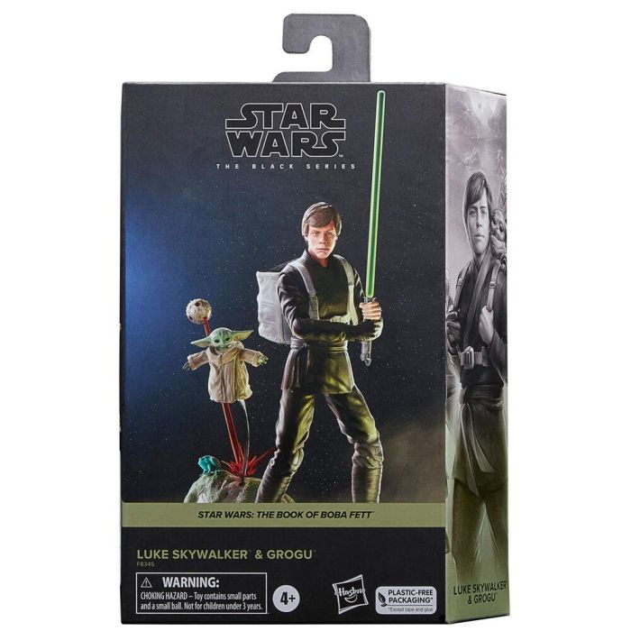 HASBRO Figura Luke Skywalker & Grogu Star Wars The Black Series El Libro de Boba Fett 15cm 2