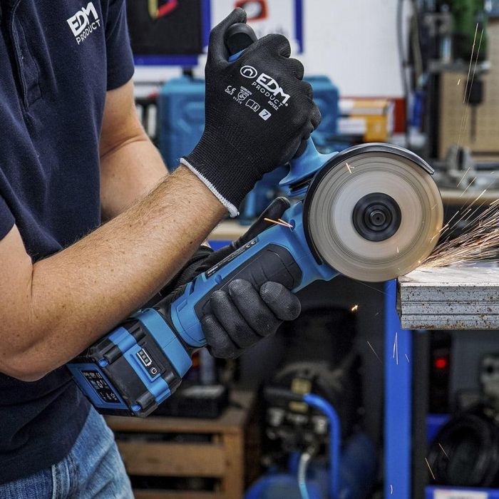 Koma Tools Amoladora 20V Ø115mm 9500 rpm, Mango Adicional y Llave Incluidos, Sin Batería ni Cargador 6 Koma Tools Amoladora 20V Ø115mm 9500 rpm, Mango Adicional y Llave Incluidos, Sin Batería ni Cargador 6