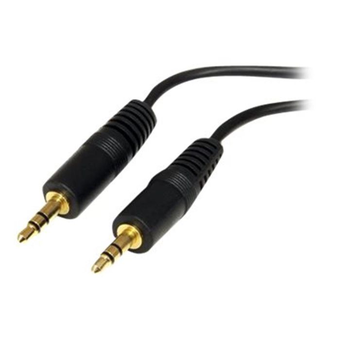 StarTech.com 6 ft. (1.8 m) 3.5mm Cable de Audio Estéreo Macho a Macho para PC, Auriculares y Altavoces