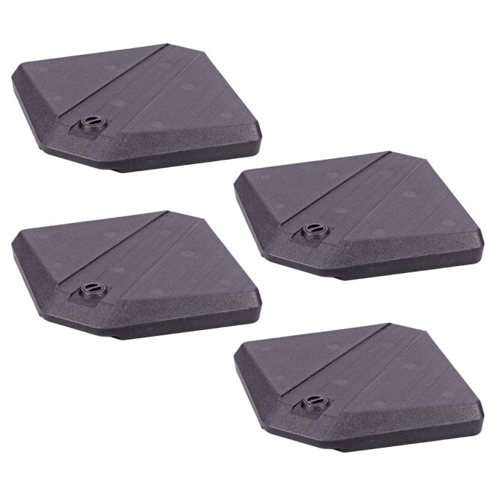 Set base rellenable para parasol, antracita, 490 x 490 x 87 mm Set base rellenable para parasol, antracita, 490 x 490 x 87 mm