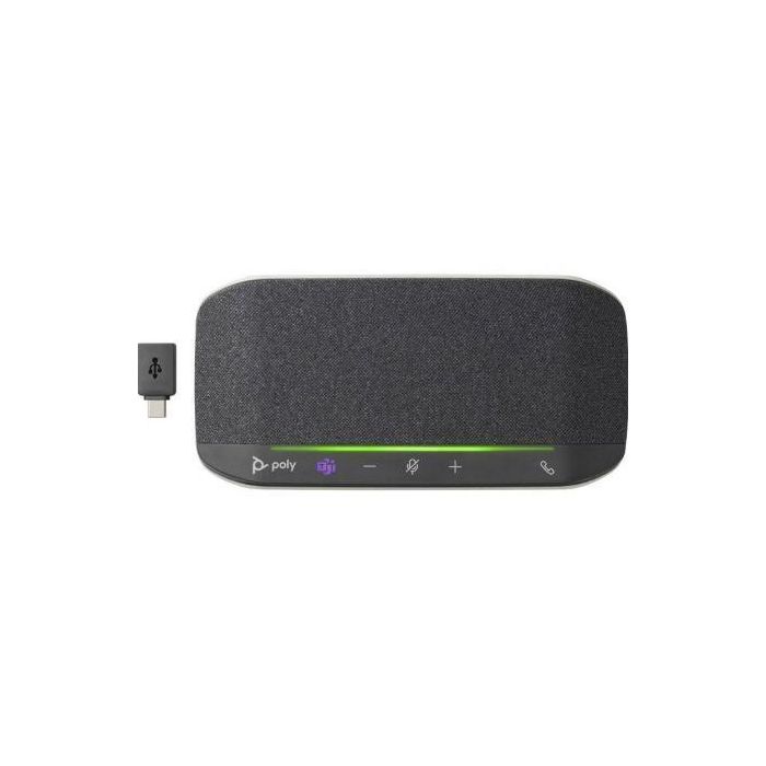 HP Poly Sync 10-M Microsoft Teams Certified Speakerphone USB - Altavoz para Videoconferencias y Música con Cancelación de Ruido