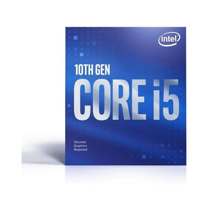 Intel Core i5-10400F Procesador 6 Nucleos 2.9GHz Socket LGA 1200 10ª Generación BOX con Refrigerador Incluido 1
