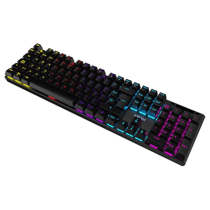 Krom NXKROMKASIC Teclado Gaming Mecánico Kasic Switches Red RGB Rainbow Anti-Ghosting Modo Juego 3