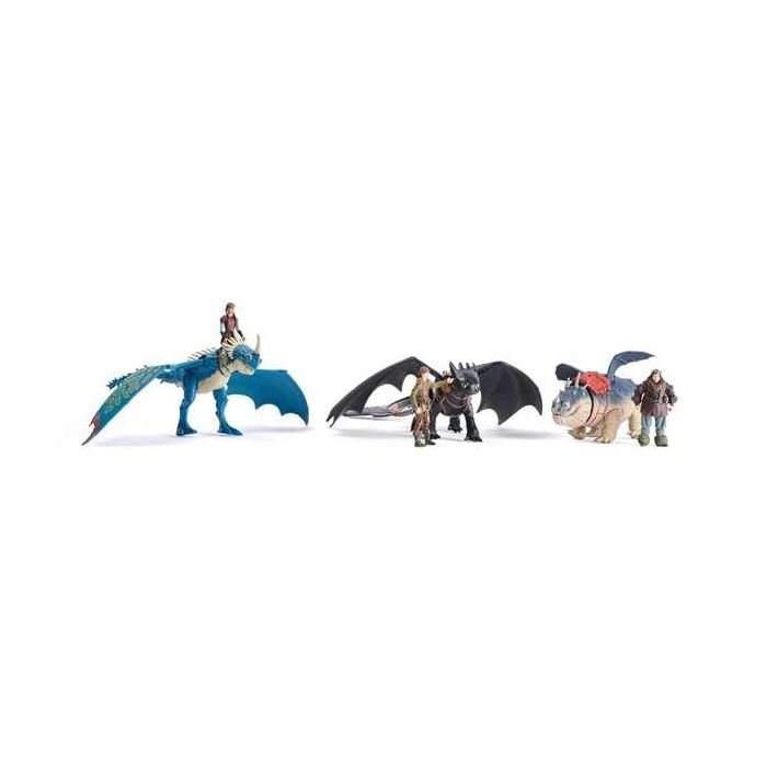 Dragones con vikingo 25,4x25,4x7,59 cm - modelos surtidos 8 Dragones con vikingo 25,4x25,4x7,59 cm - modelos surtidos 8