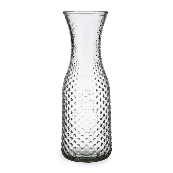 Quid Botella Viba Vidrio Texturizado Transparente 1 L