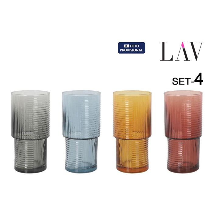 Set de Vasos LAV HLN376PFT.61 4 Piezas (6 Unidades) 1 Set de Vasos LAV HLN376PFT.61 4 Piezas (6 Unidades) 1