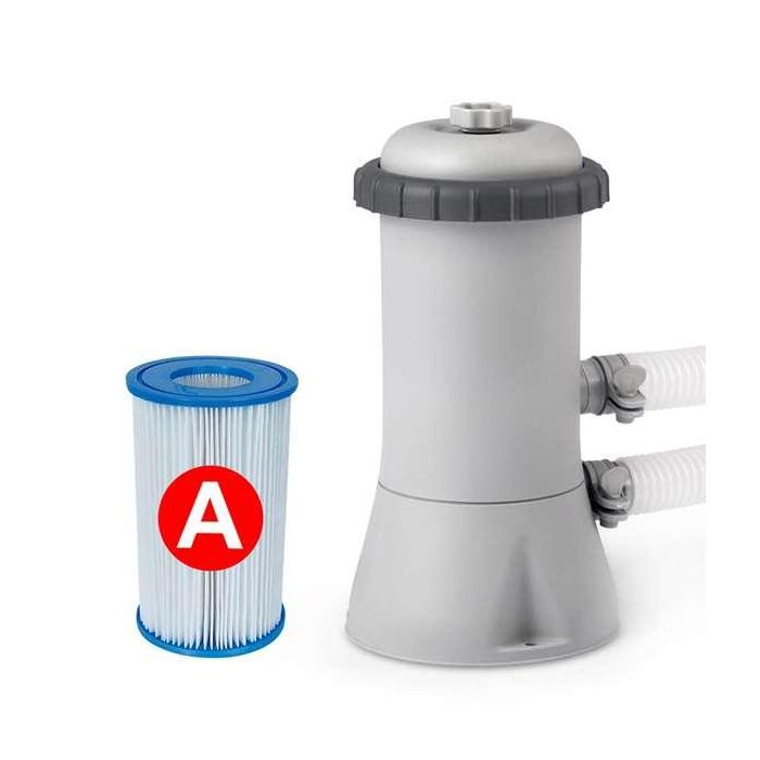 Intex Piscina Easy Set 396x84 cm con Depuradora Filtro 2006 Redonda PVC 2