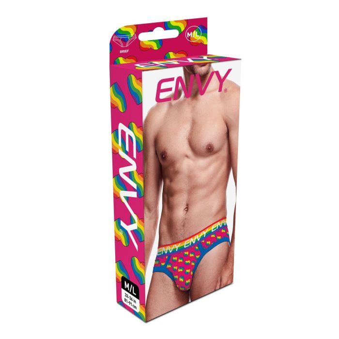 Calzoncillos clásicos Envy Multicolor S/M 4 Calzoncillos clásicos Envy Multicolor S/M 4