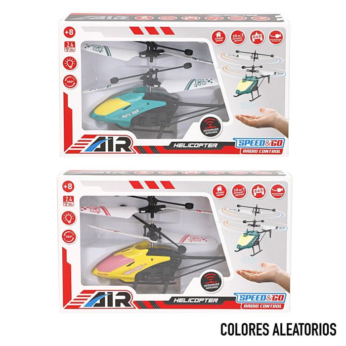 Helicóptero con Radiocontrol Colorbaby (6 Unidades) 1 Helicóptero con Radiocontrol Colorbaby (6 Unidades) 1