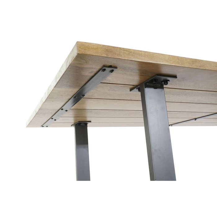 Mesa Comedor Vintage DKD Home Decor Natural Negro 100 x 76 x 200 cm 3 Mesa Comedor Vintage DKD Home Decor Natural Negro 100 x 76 x 200 cm 3