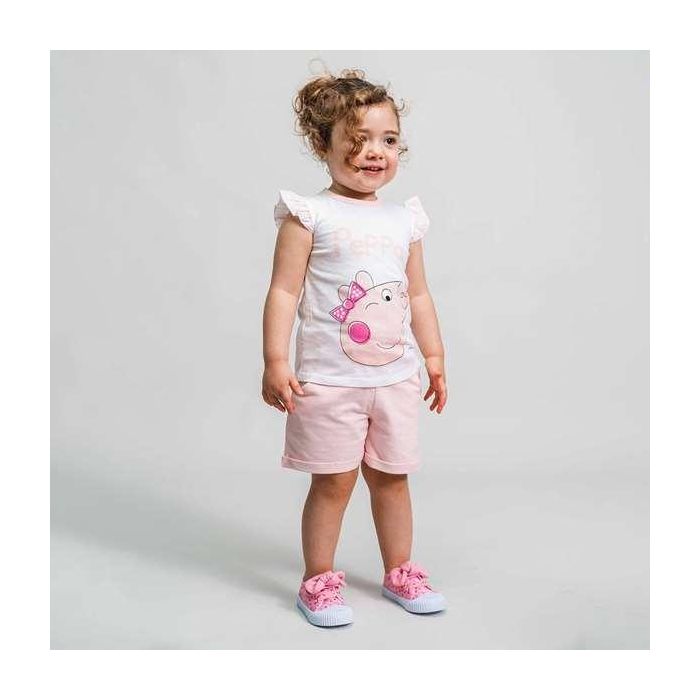 Conjunto de Ropa Peppa Pig Blanco Infantil 24 Meses 3