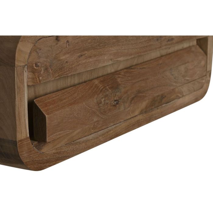 DKD Home Decor Mesita de Noche Balines de Teca Natural con 1 Cajón (41,5x30x8cm), Alto 17cm x Ancho 50cm x Fondo 40cm 1 DKD Home Decor Mesita de Noche Balines de Teca Natural con 1 Cajón (41,5x30x8cm), Alto 17cm x Ancho 50cm x Fondo 40cm 1