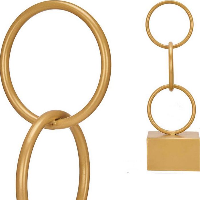 Figura Decorativa Gift Decor JY21056G JY21056G Dorado Aros 12,5 x 40,5 x 12,5 cm 1 Figura Decorativa Gift Decor JY21056G JY21056G Dorado Aros 12,5 x 40,5 x 12,5 cm 1