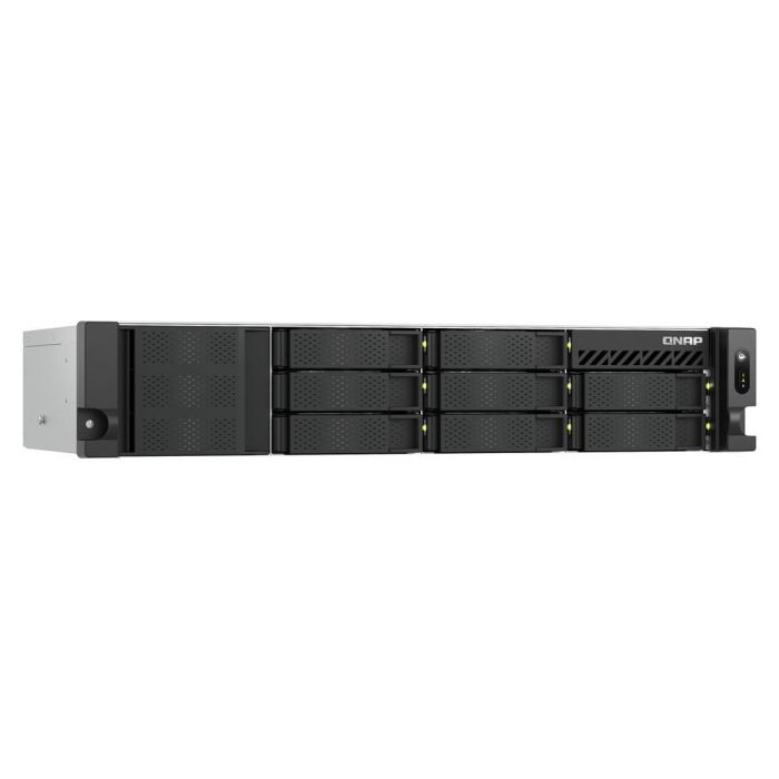 QNAP TS-855eU-RP-8G NAS Rackmount 8 Bahías Intel Atom C5125 8GB RAM 2x2.5GbE 2xM.2 2xPCIe Gen3 1x250W PSU 3