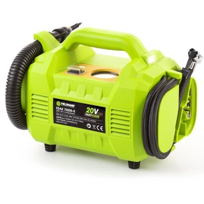 Compresor inalámbrico - FIELDMANN - 20V - 10,3 bar - 235 L/min - Batería y cargador no incluidos 3 Compresor inalámbrico - FIELDMANN - 20V - 10,3 bar - 235 L/min - Batería y cargador no incluidos 3