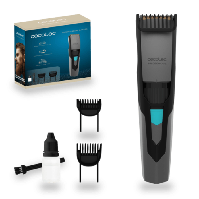 Cecotec Cortapelos PrecisionCare Barber portátil, longitud ajustable, fácil de limpiar, negro Cecotec Cortapelos PrecisionCare Barber portátil, longitud ajustable, fácil de limpiar, negro