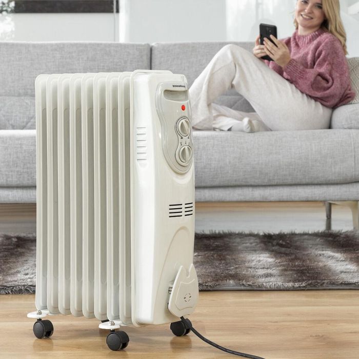 Radiador de Aceite Oinine InnovaGoods 2000 W (9 cuerpos)