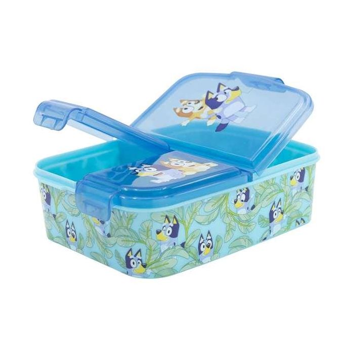 Sandwichera bluey con multiples compartimentos 18x13.50x6 cm 2 Sandwichera bluey con multiples compartimentos 18x13.50x6 cm 2