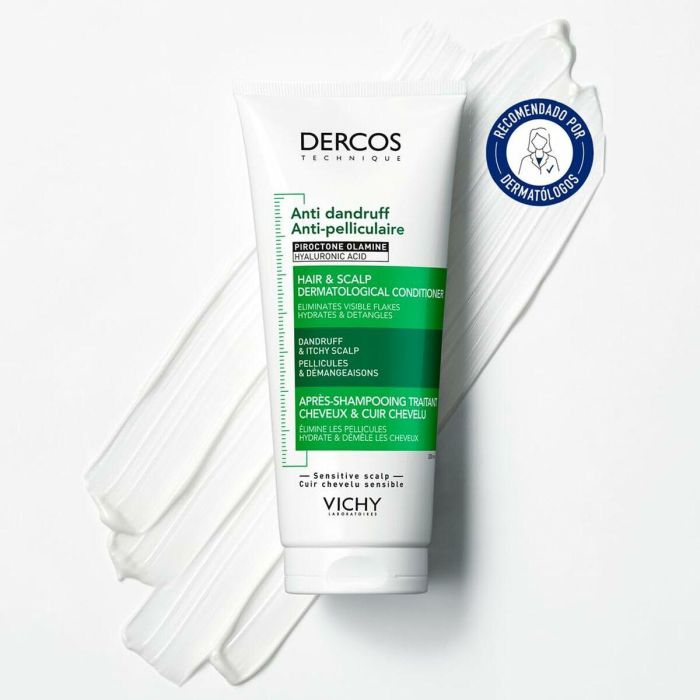 Vichy Dercos Acondicionador Anticaspa Hidratante Para Cuero Cabelludo Sensible 200 mL 1 Vichy Dercos Acondicionador Anticaspa Hidratante Para Cuero Cabelludo Sensible 200 mL 1
