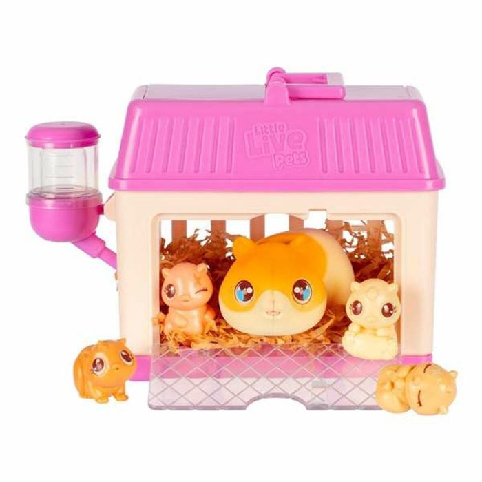 Little Live Pets Mascota Mini Mama Surprise: Juguete Interactivo con Sorpresa de Bebé, Alimenta a Mamá con Apio 4