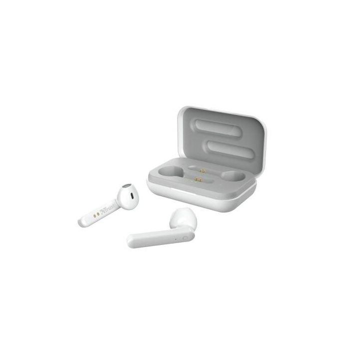 Auriculares Bluetooth Trust Primo Touch con estuche de carga/ Autonomía 4h/ Blancos 1 Auriculares Bluetooth Trust Primo Touch con estuche de carga/ Autonomía 4h/ Blancos 1