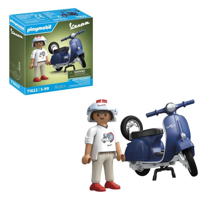 Playmobil Vespa 150 Sprint Veloce Azul 71622 1