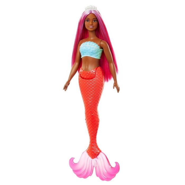 Barbie HRR02 Muñeca Sirena Dreamtopia Cola Rígida Surtida +3 Años