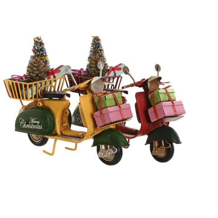Vehiculo Decoracion Navidad Tradicional DKD Home Decor Rojo Amarillo 7 x 14.5 x 17 cm (2 Unidades) 2 Vehiculo Decoracion Navidad Tradicional DKD Home Decor Rojo Amarillo 7 x 14.5 x 17 cm (2 Unidades) 2