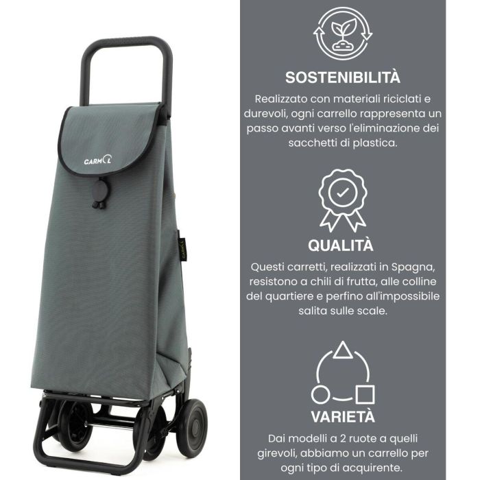 Carro de Compra Garmol 218G4 TRA Gris 4