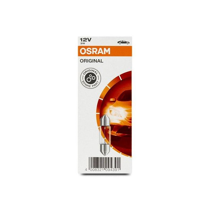 Osram 6428 SV7 Lámpara Halógena 12V 3W Blanca 29lm Pack 10 Unidades OS6428 2 Osram 6428 SV7 Lámpara Halógena 12V 3W Blanca 29lm Pack 10 Unidades OS6428 2