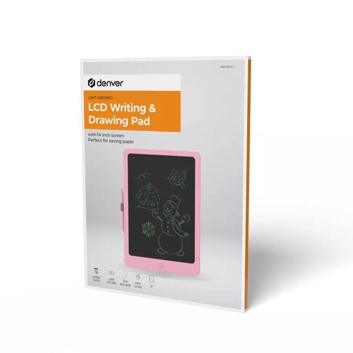 Tablet para Dibujar y Escribir LCD Denver Electronics LWT-14510BU 2 Tablet para Dibujar y Escribir LCD Denver Electronics LWT-14510BU 2
