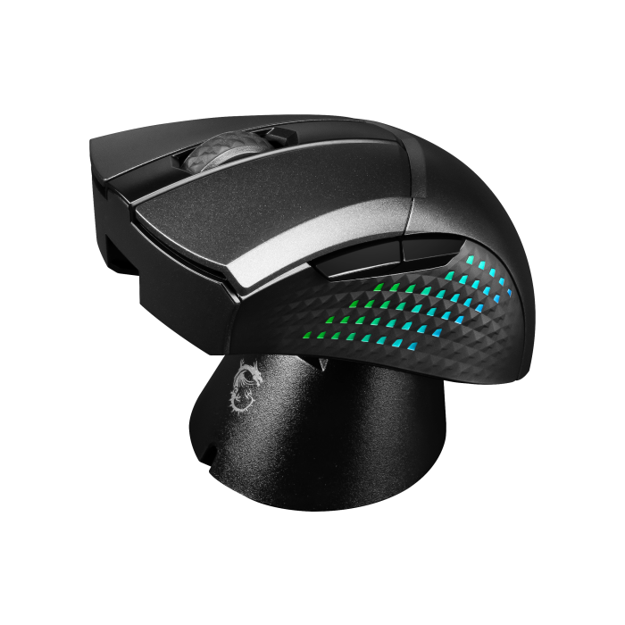 MSI CLUTCH GM51 LIGHTWEIGHT WIRELESS ratón Juego mano derecha RF Wireless + Bluetooth + USB Type-C Óptico 26000 DPI 3 MSI CLUTCH GM51 LIGHTWEIGHT WIRELESS ratón Juego mano derecha RF Wireless + Bluetooth + USB Type-C Óptico 26000 DPI 3