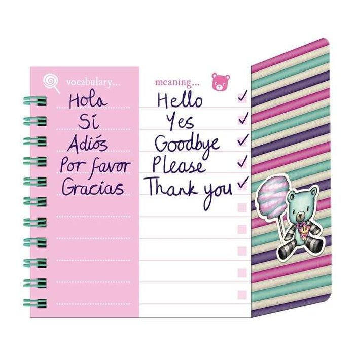 Gorjuss Display 16 Libretas Vocabulario Fairground "Carousel" 31,5x16,8x8,5cm 8