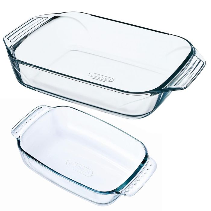 Set 2 Fuentes Horno Boro Classic Pyrex 39x27x8 cm