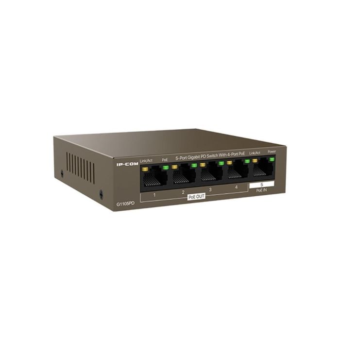 Switch Ip - Com G1105Pd 5 Puertos Gigabit 1 Switch Ip - Com G1105Pd 5 Puertos Gigabit 1