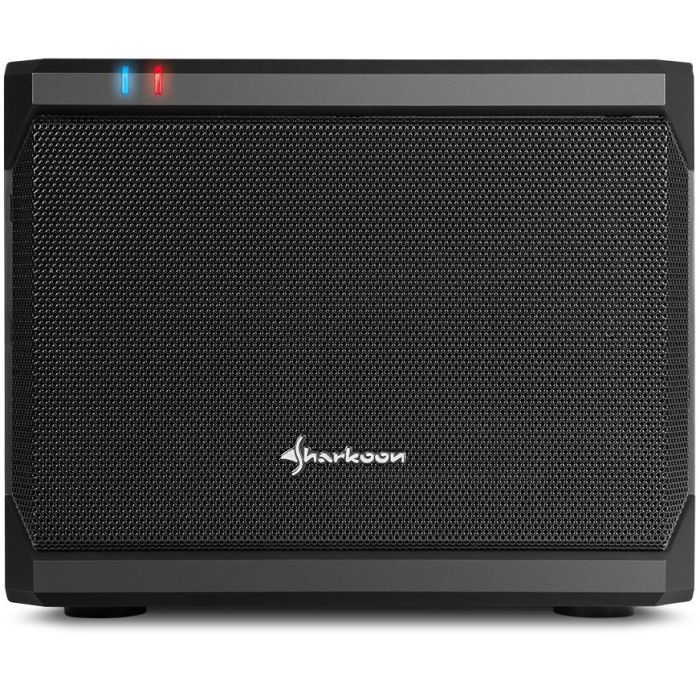 Sharkoon QB One Schwarz - Midi/Minitower ITX, Mini-ITX 3,5 " - PC-/Server Netzteil Kühler - USB, USB 2.0, USB 3.0 3