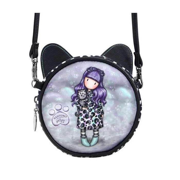Bolso Bandolera Gorjuss Smitten kitten Negro Blanco (13,5 x 5,5 x 13,5 cm) Bolso Bandolera Gorjuss Smitten kitten Negro Blanco (13,5 x 5,5 x 13,5 cm)