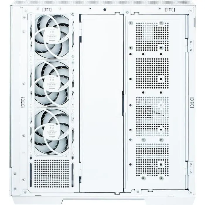 Zalman P50 DS White Midi Tower PC Blanco con Ventana de Vidrio y Iluminación RGB 4