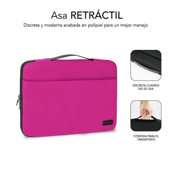 Subblim Computer Case Elegant Laptop Sleeve 15,6" Pink SUB-LS-0TS0101 2