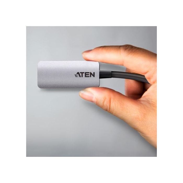 Aten Adaptador USB-C a HDMI 4K UC3008A1 - Compatible con iPad Pro, Android, Mac y Windows, Resolución 4096x2160 a 60Hz 4