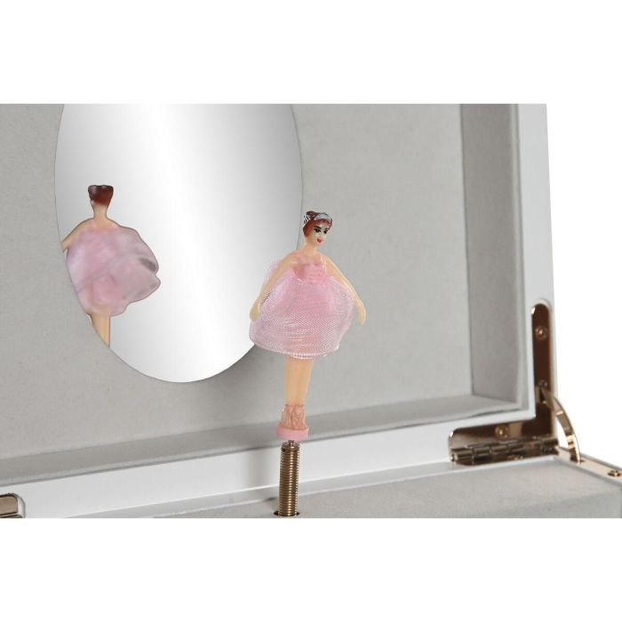 DKD Home Decor Joyero Romantico Blanco 14 x 9.5 x 18 cm 2 DKD Home Decor Joyero Romantico Blanco 14 x 9.5 x 18 cm 2