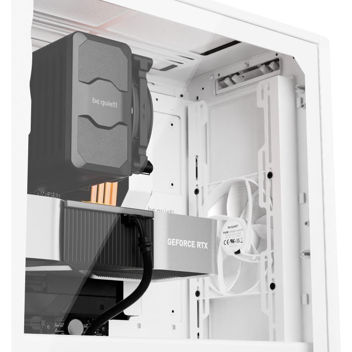 be quiet! PURE BASE 501 Airflow Window White Midi Tower Carcasa PC con Ventana Blanca 6