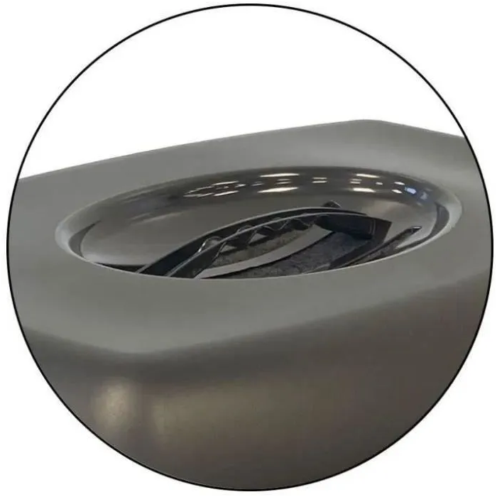 Pet Design 461411 Casa para Gatos Samba Hooding, 56 x 40 x 39 cm, Blanco y Negro 2